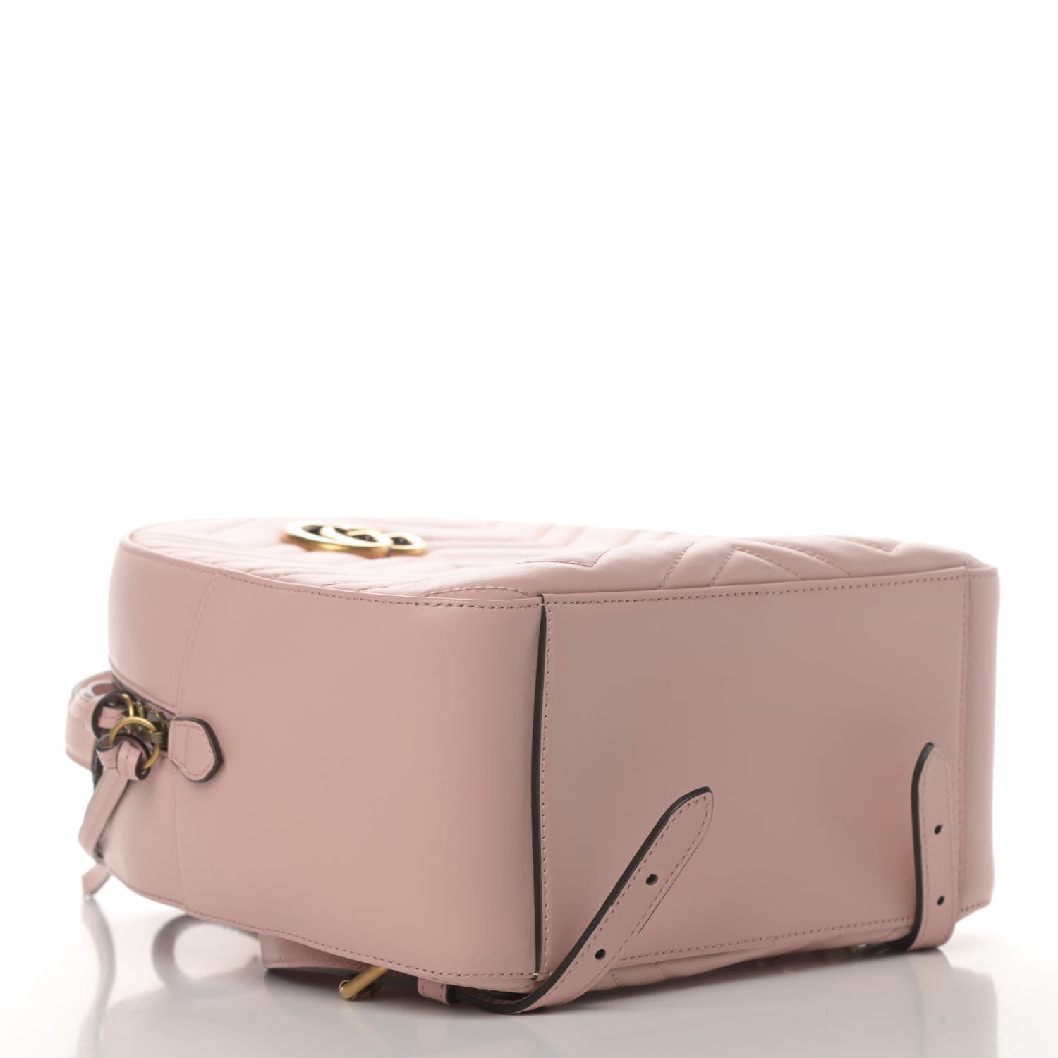 Gucci Calfskin Matelasse GG Marmont Dome Backpack Perfect Pink 4 of 14