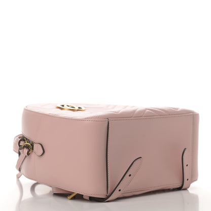 Gucci Calfskin Matelasse GG Marmont Dome Backpack Perfect Pink 4 of 14