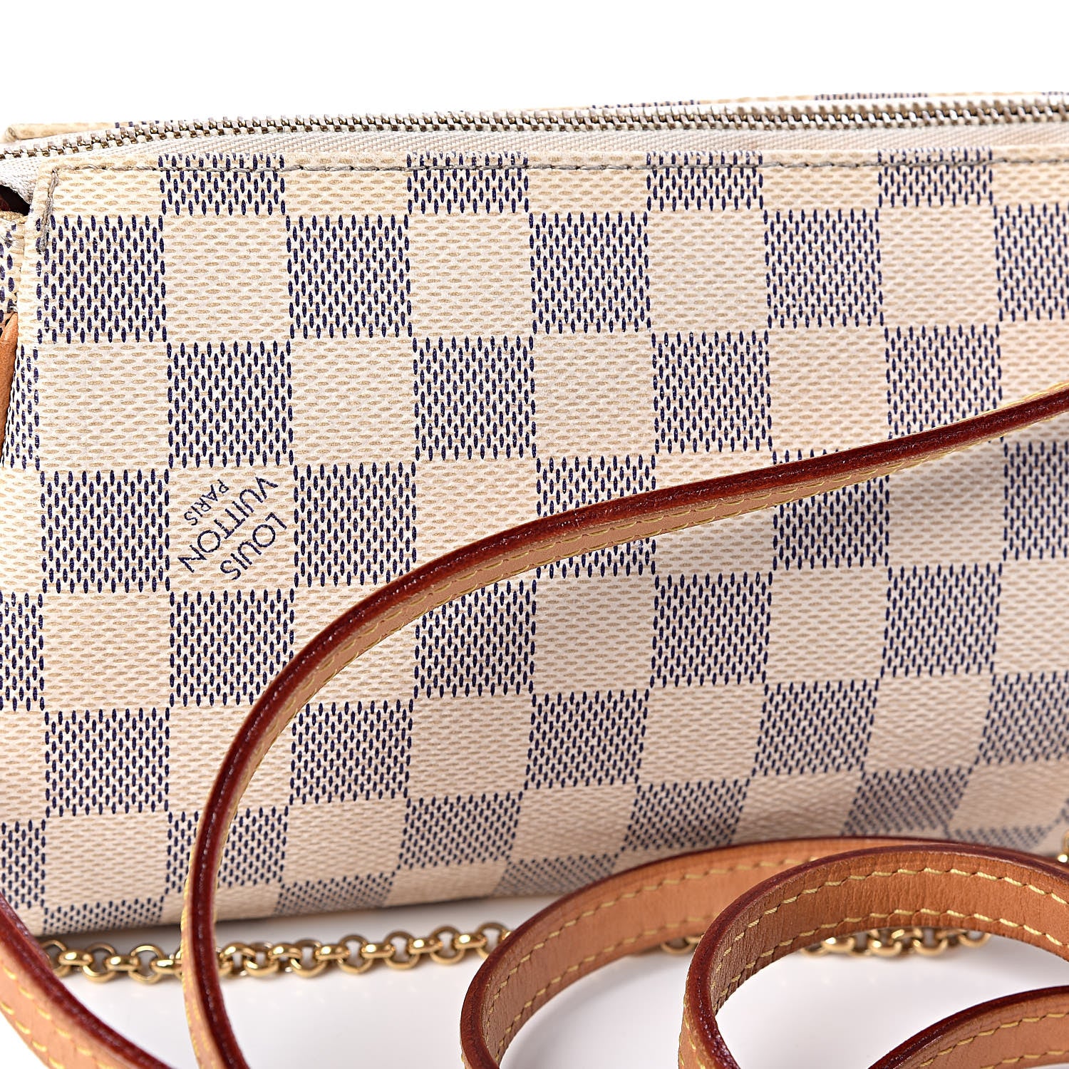 Louis Vuitton Damier Azur Eva Clutch 10 of 12