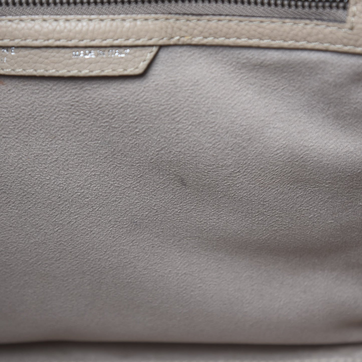 Drummed Calfskin Mini Luggage Dune