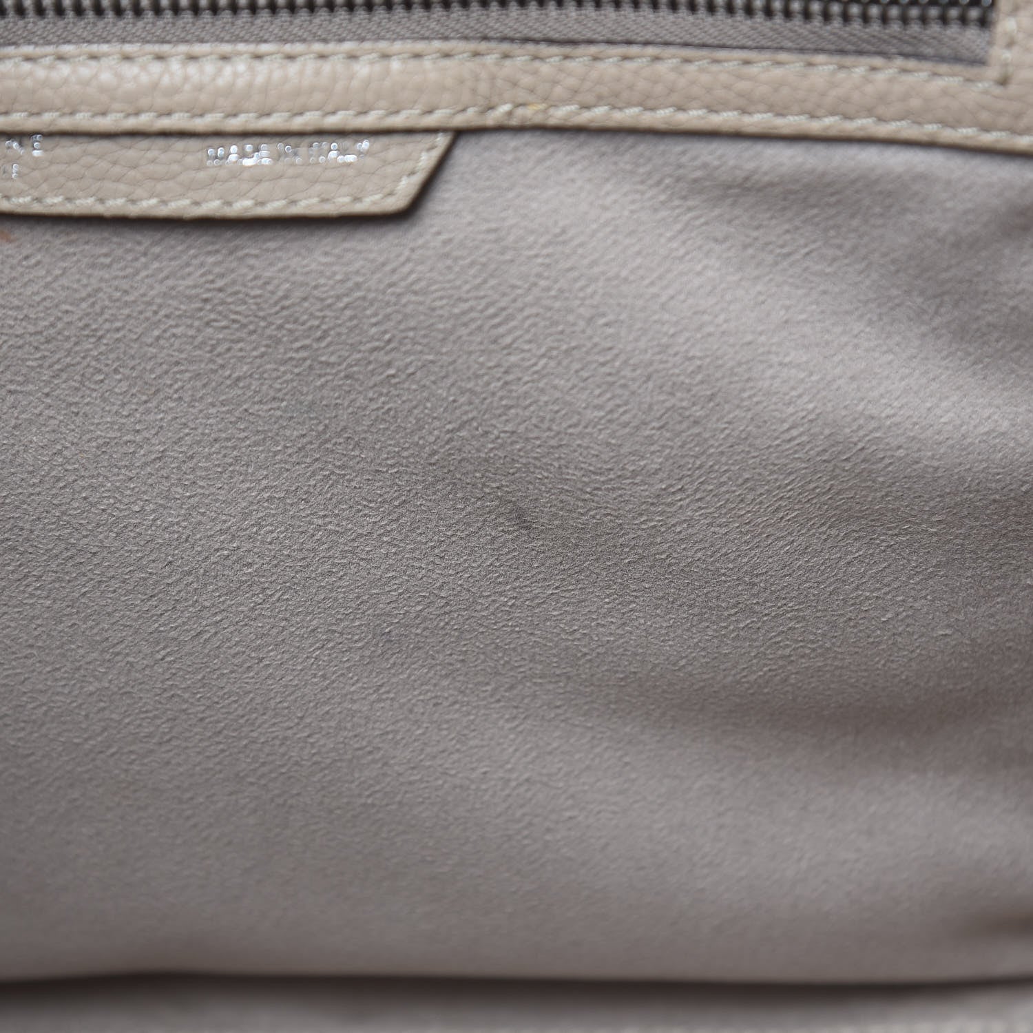 Celine Drummed Calfskin Mini Luggage Dune 20 of 21