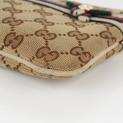 Gucci Monogram Mayfair Wristlet Off White 9 of 10