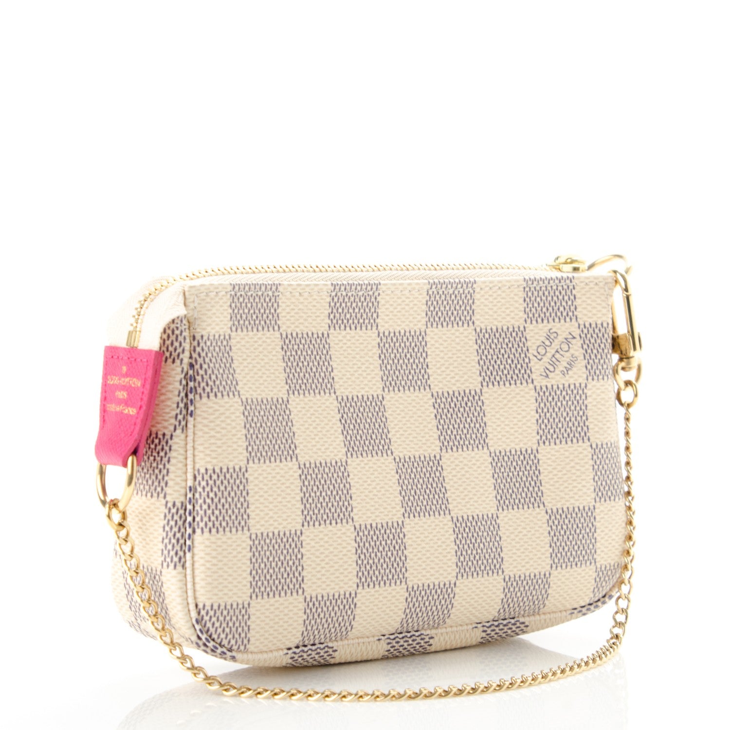 Louis Vuitton Damier Azur 2015 Christmas Animation Mini Pochette Accessories 3 of 7