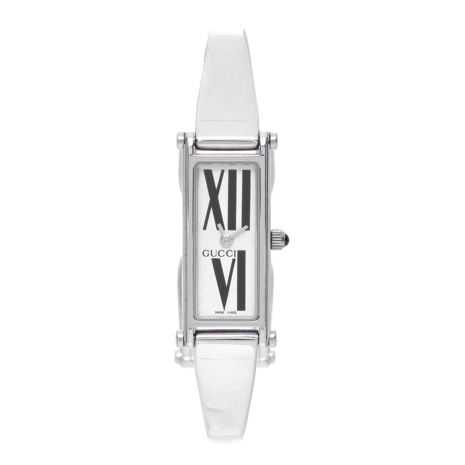 Gucci Stainless Steel 12mm 1500L Horsebit Roman Quartz Watch 1 of 5