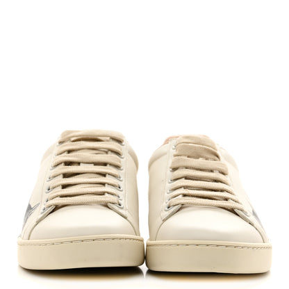 Gucci Calfskin Mystic Cat Print Womens Ace Sneakers 35.5 White 3 of 10