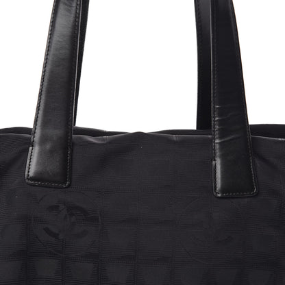 Chanel Nylon Large Travel Tote Black 9 of 9