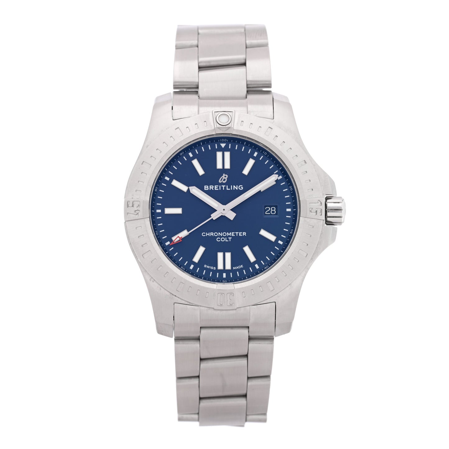 Stainless Steel 44mm Colt Chronometer Automatic Watch Blue A17388