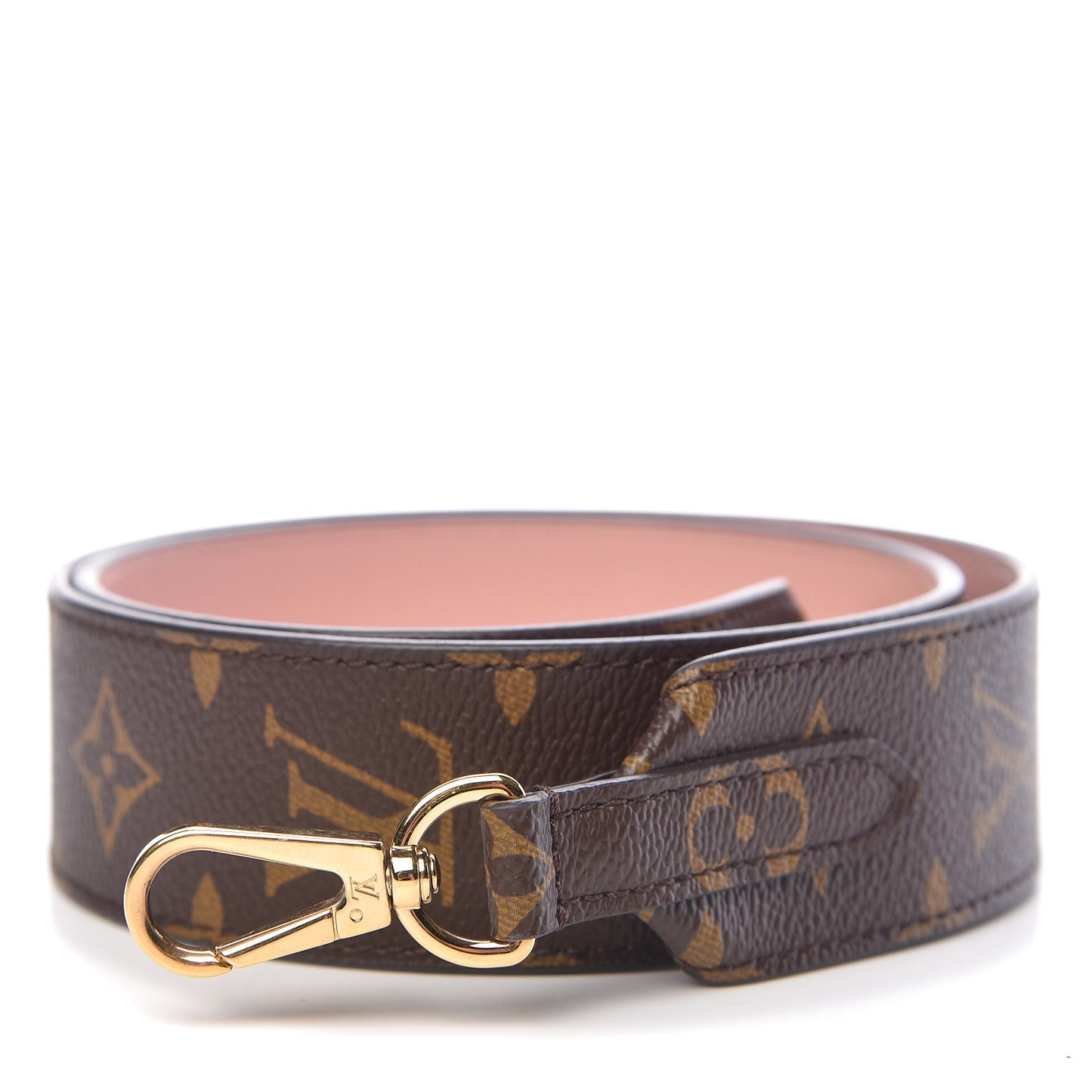 Monogram Bandouliere Shoulder Strap Rose Poudre