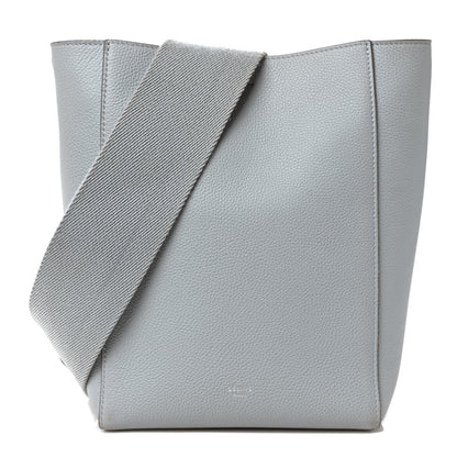 Celine Soft Grained Calfskin Small Sangle Bucket Bag Grey 1 of 9