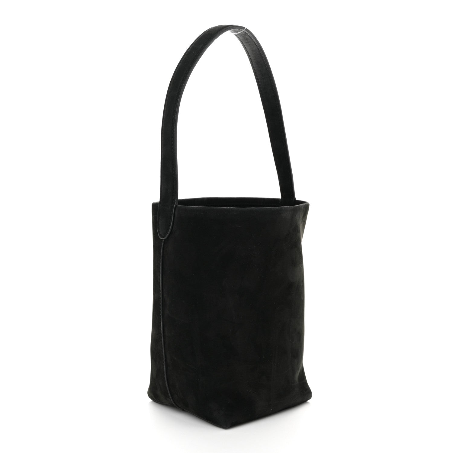 The Row Nubuck Small N/S Park Tote Black 3 of 9