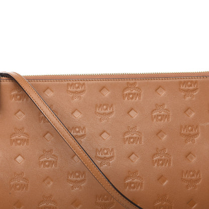 MCM Calfskin Ottomar Crossbody Pouch Cognac 11 of 11