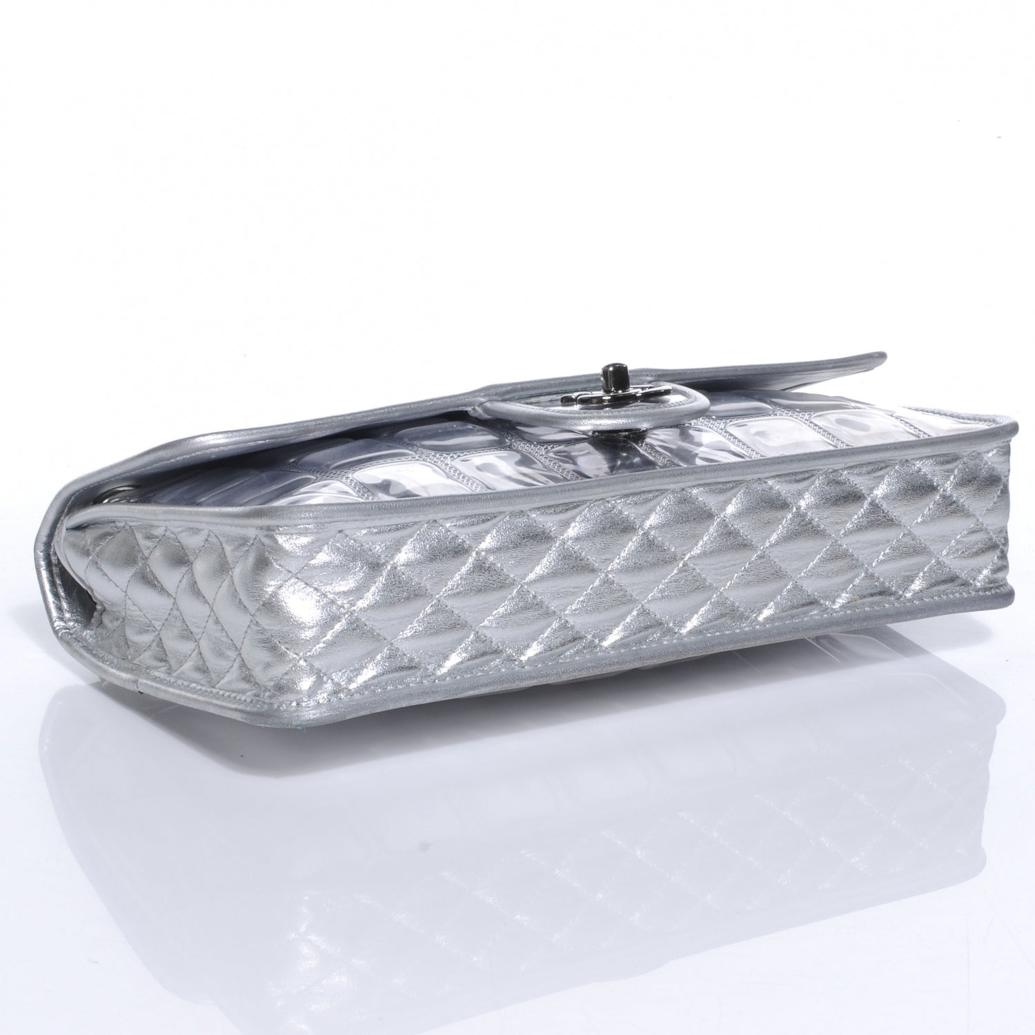 Chanel Vinyl Ice Cube Large Flap Bag 4 of 8