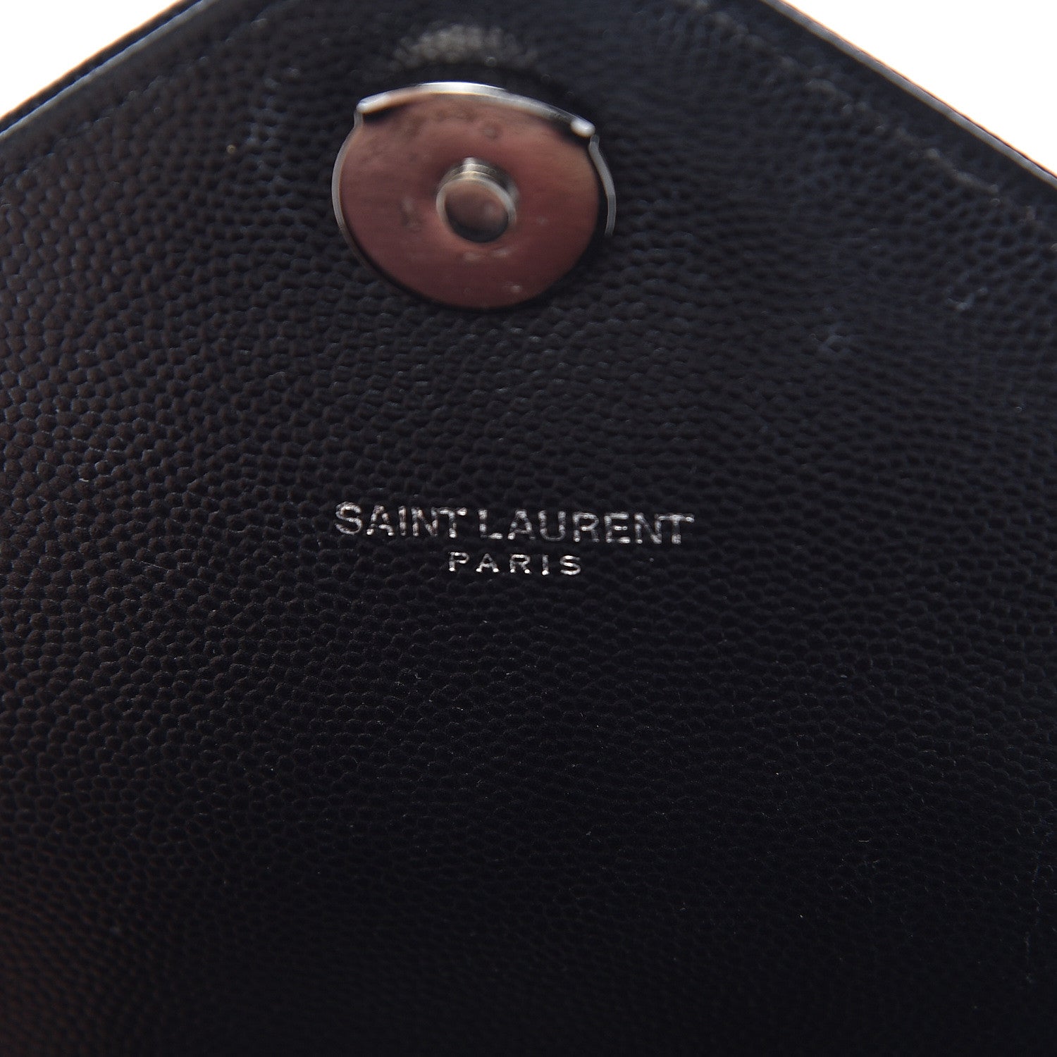 Saint Laurent Grain De Poudre Textured Mixed Matelasse Triquilt Medium Monogram Satchel Black 7 of 16