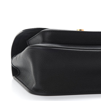 Louis Vuitton Grained Calfskin Lockme Chain Bag Black 7 of 8