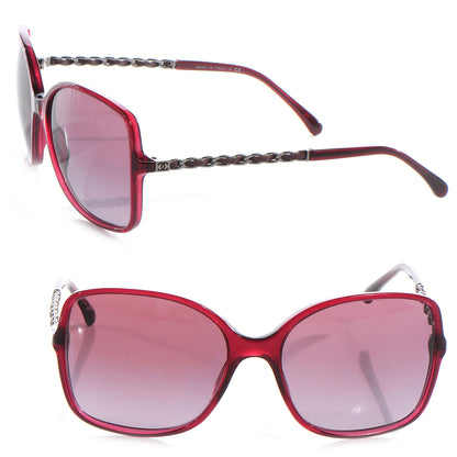 Chanel Chain Sunglasses 5210-Q Red 1 of 5