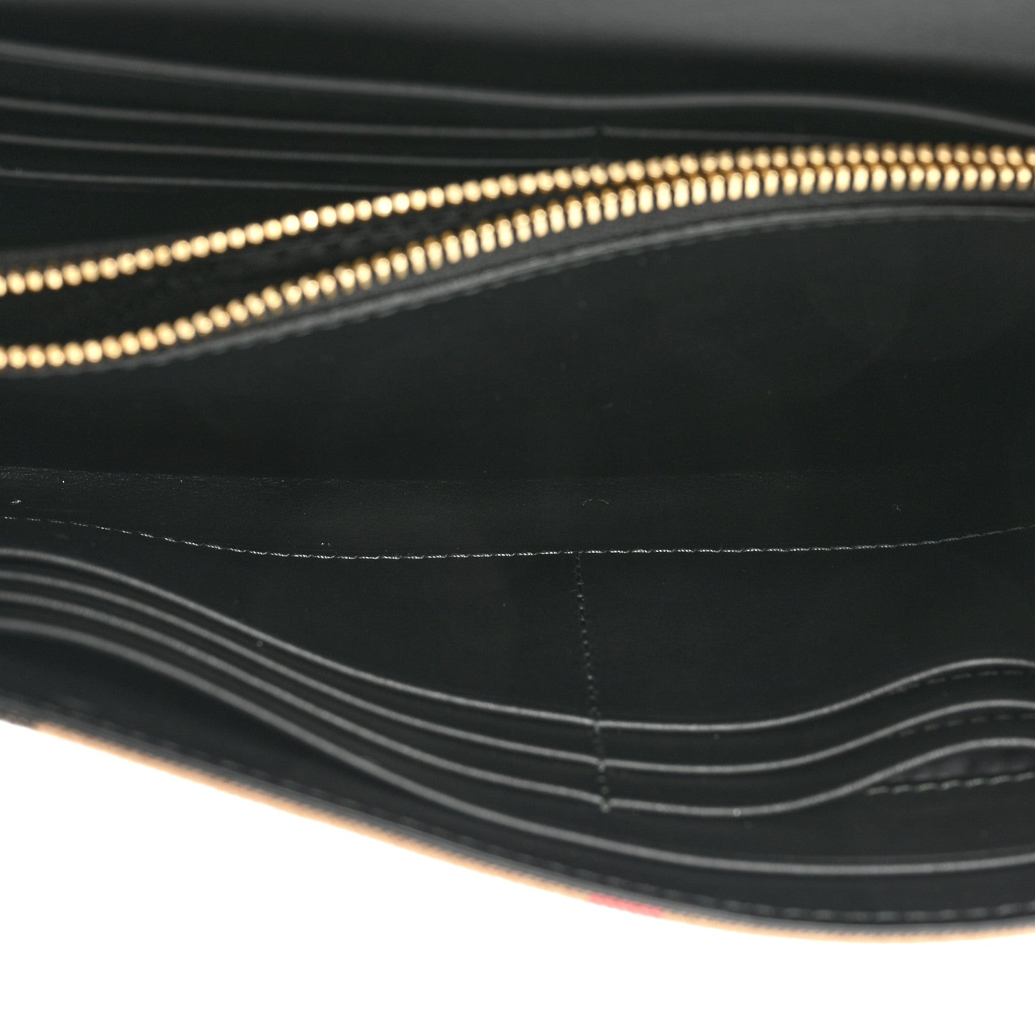 Burberry Calfskin House Check Hannah Wallet with Detachable Strap Black 5 of 10