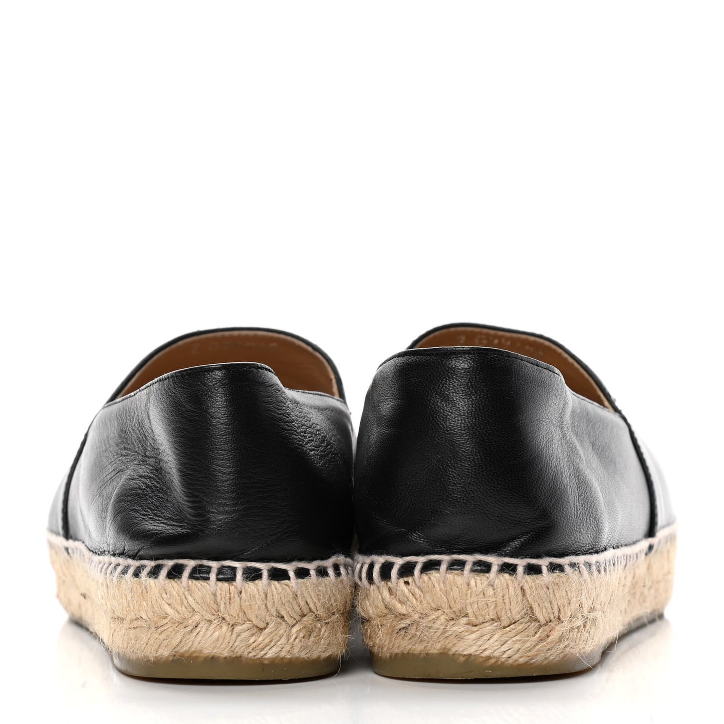 Lambskin CC Espadrilles 40 Black