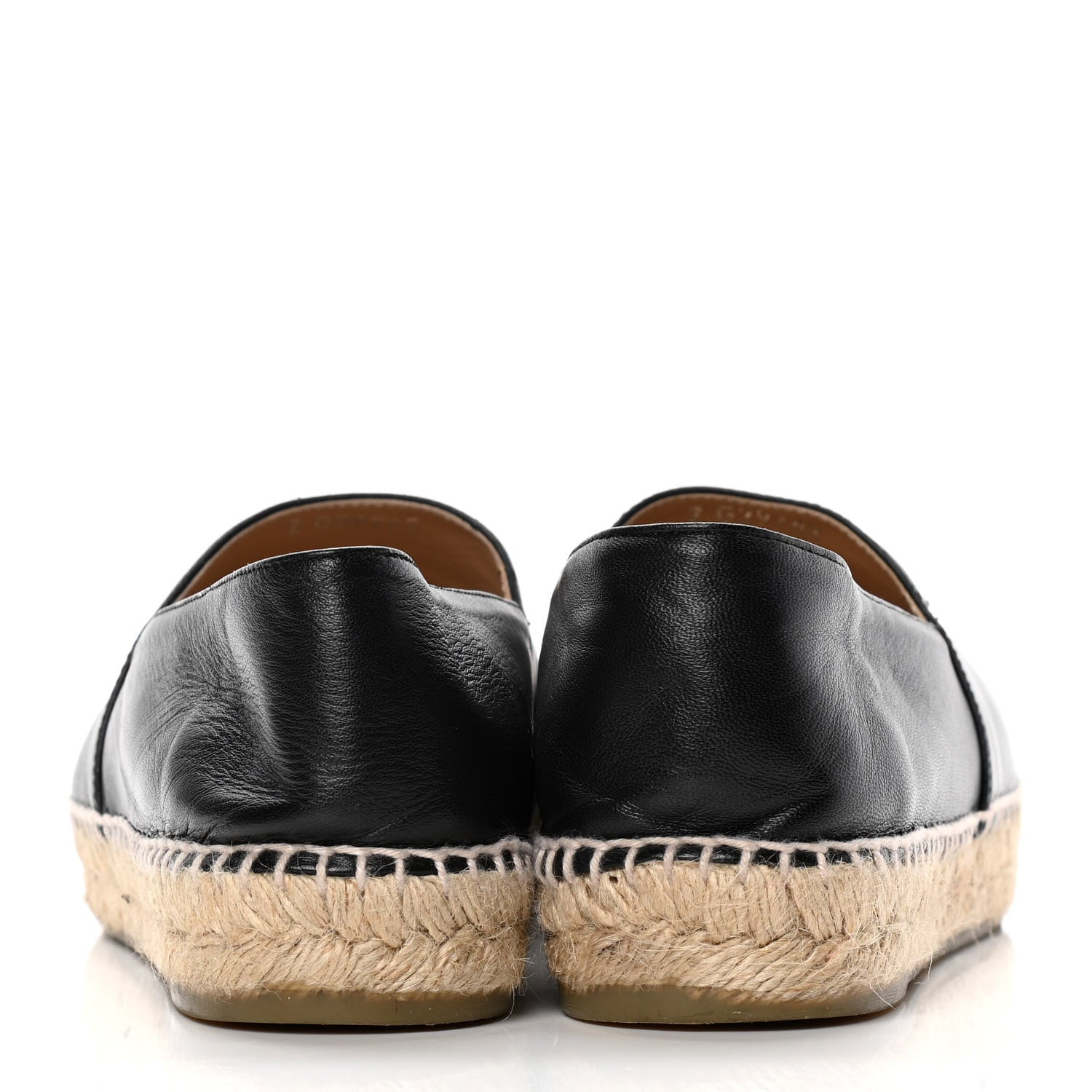Chanel Lambskin CC Espadrilles 40 Black 6 of 10