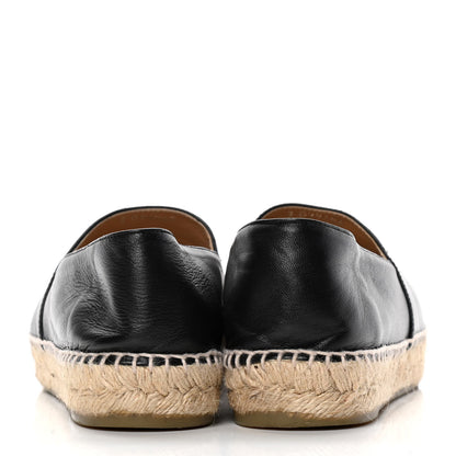 Chanel Lambskin CC Espadrilles 40 Black 6 of 10