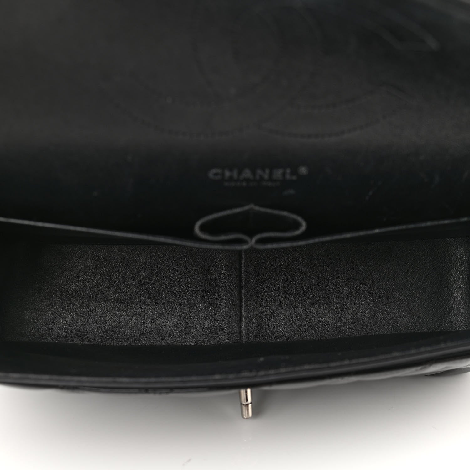 Chanel Patent Quilted Jumbo Double Flap Black 5 of 11