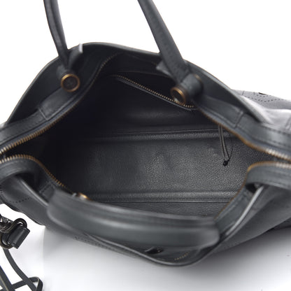 Balenciaga Veau Soyeux Perforated Blackout Hardware S City Gris Fossile 7 of 11