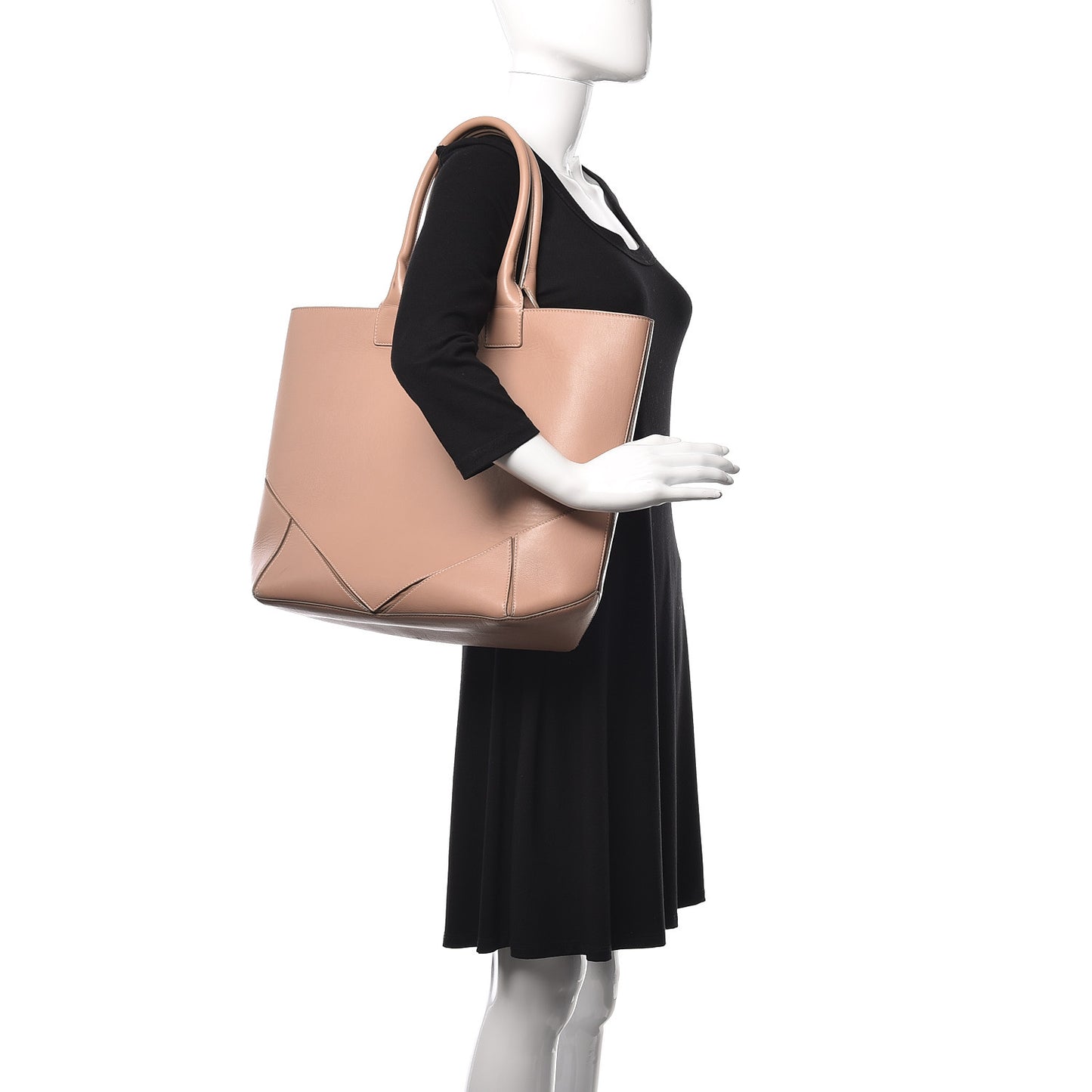 Nappa Medium Easy Tote Pale Pink