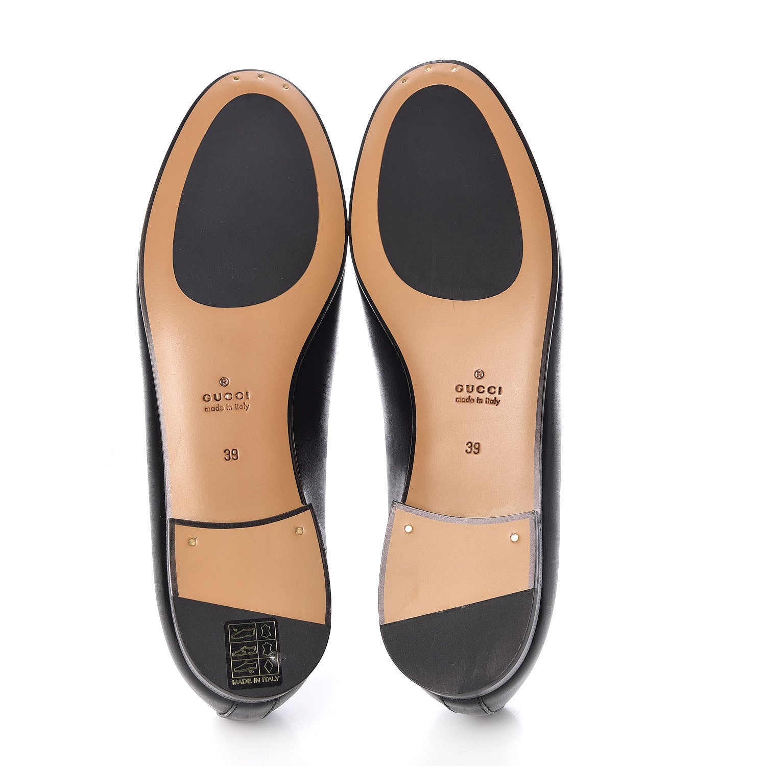 Gucci Calfskin Womens Jordaan Loafers 39 Black 5 of 10