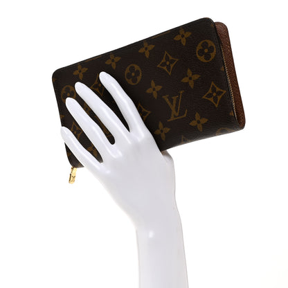 Louis Vuitton Monogram Porte-Monnaie Zippy Wallet 2 of 11
