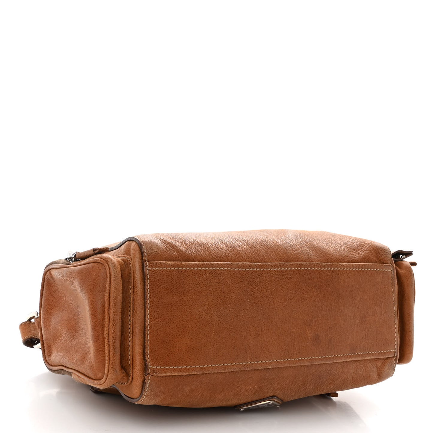 Vitello Antic Easy A Foldover Pushlock Flap Shoulder Bag Sughero