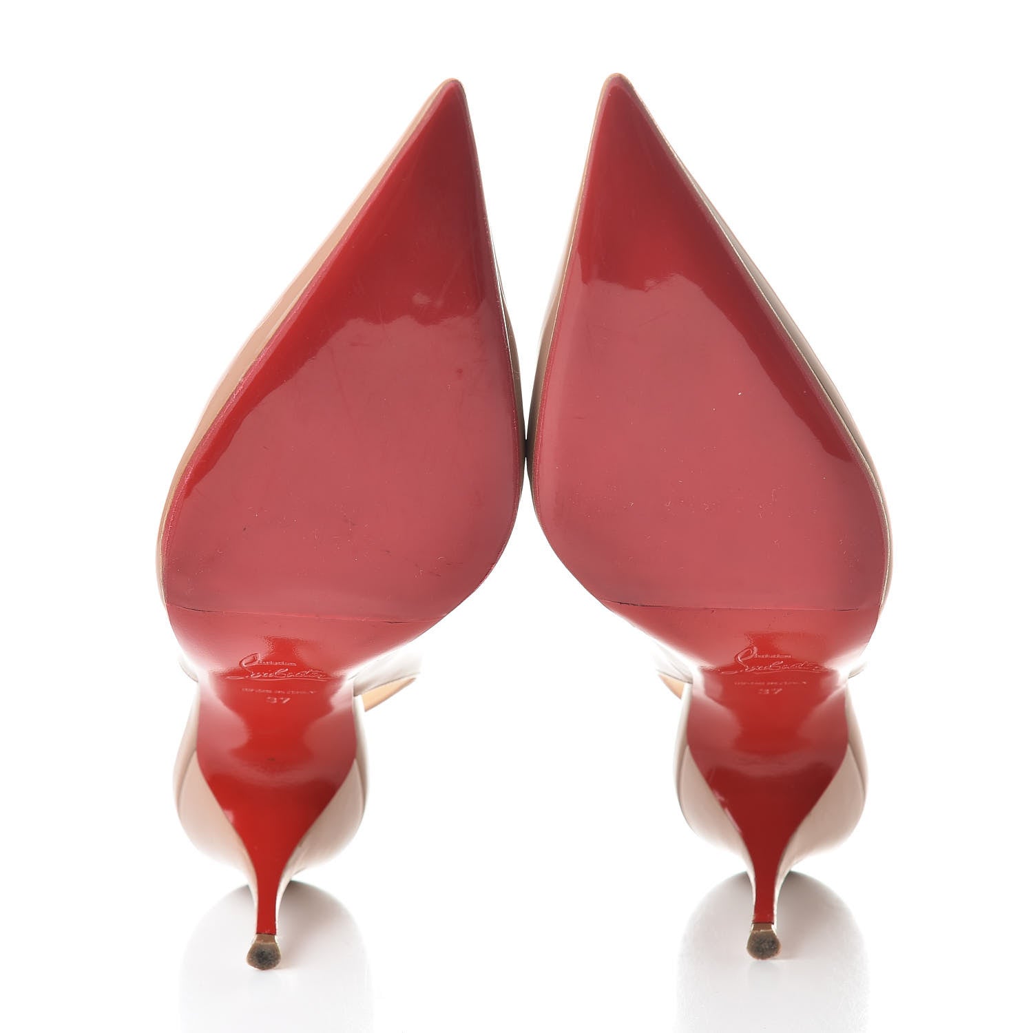 Christian Louboutin Patent Clare Sling 80 Pumps 37 Antoinette 7 of 11
