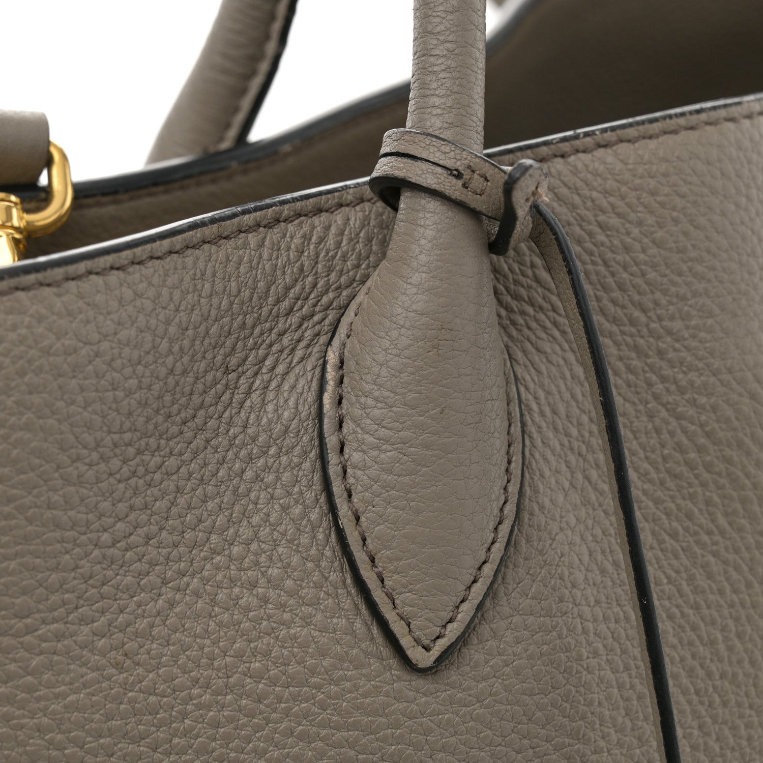 Prada Vitello Daino Tote Argilla 15 of 17