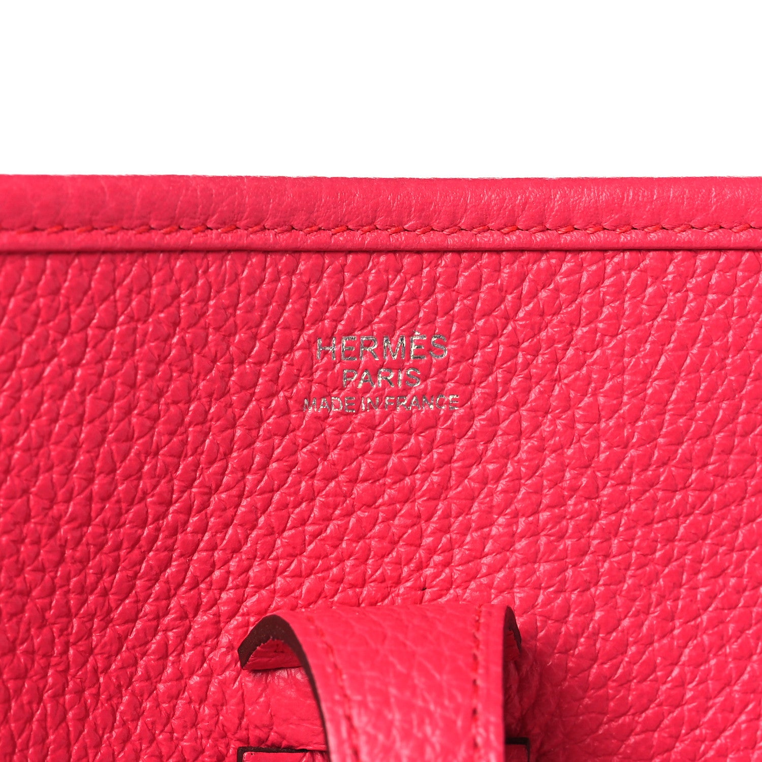 Hermes Taurillon Clemence Evelyne III PM Rose Extreme 6 of 11