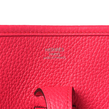 Hermes Taurillon Clemence Evelyne III PM Rose Extreme 6 of 11
