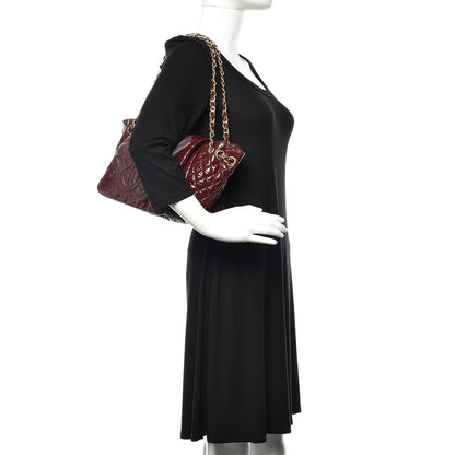 Chanel Vinyl Medium Rock and Chain Flap Bordeaux 2 of 10