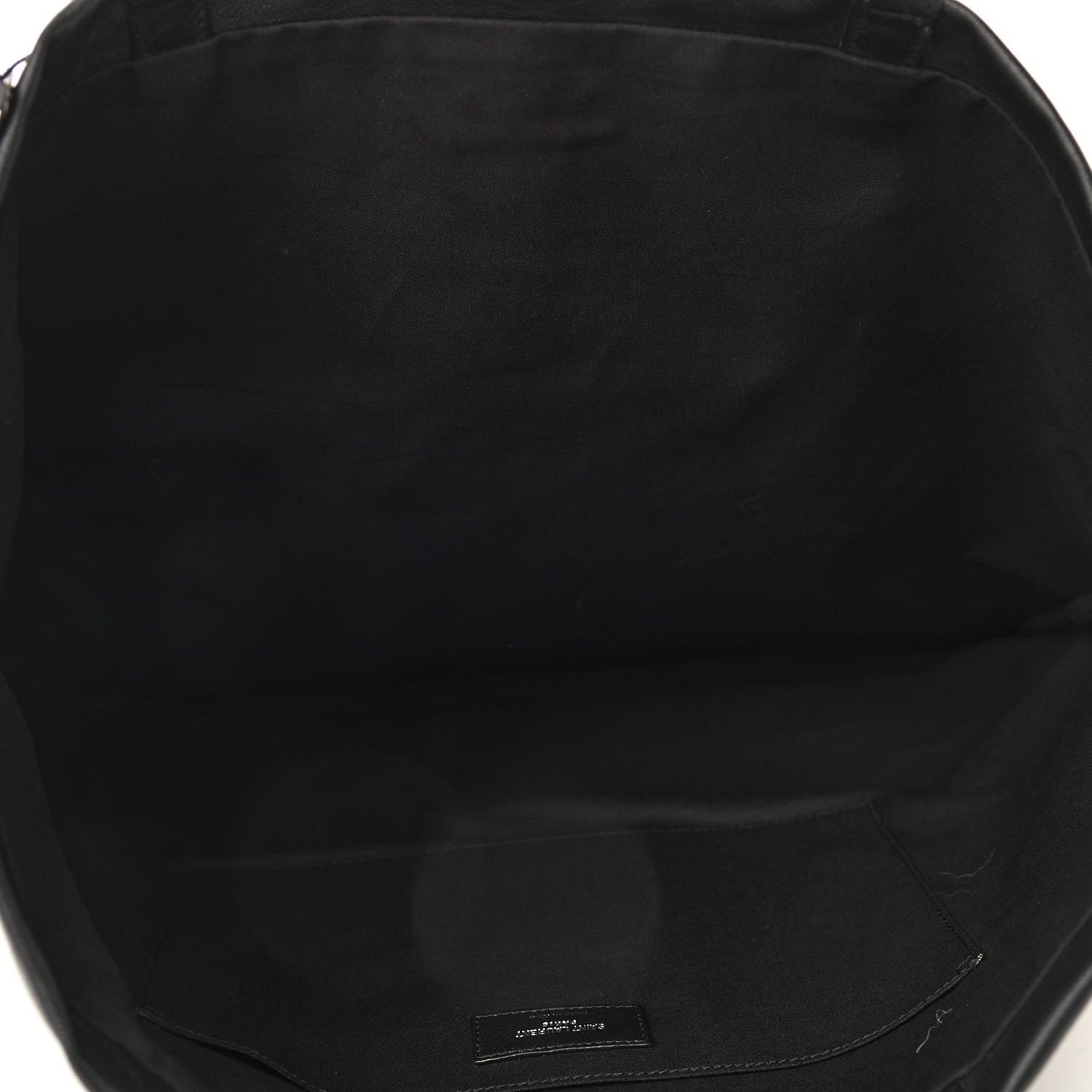 Saint Laurent Calfskin Large Shopper Tote Black 5 of 11