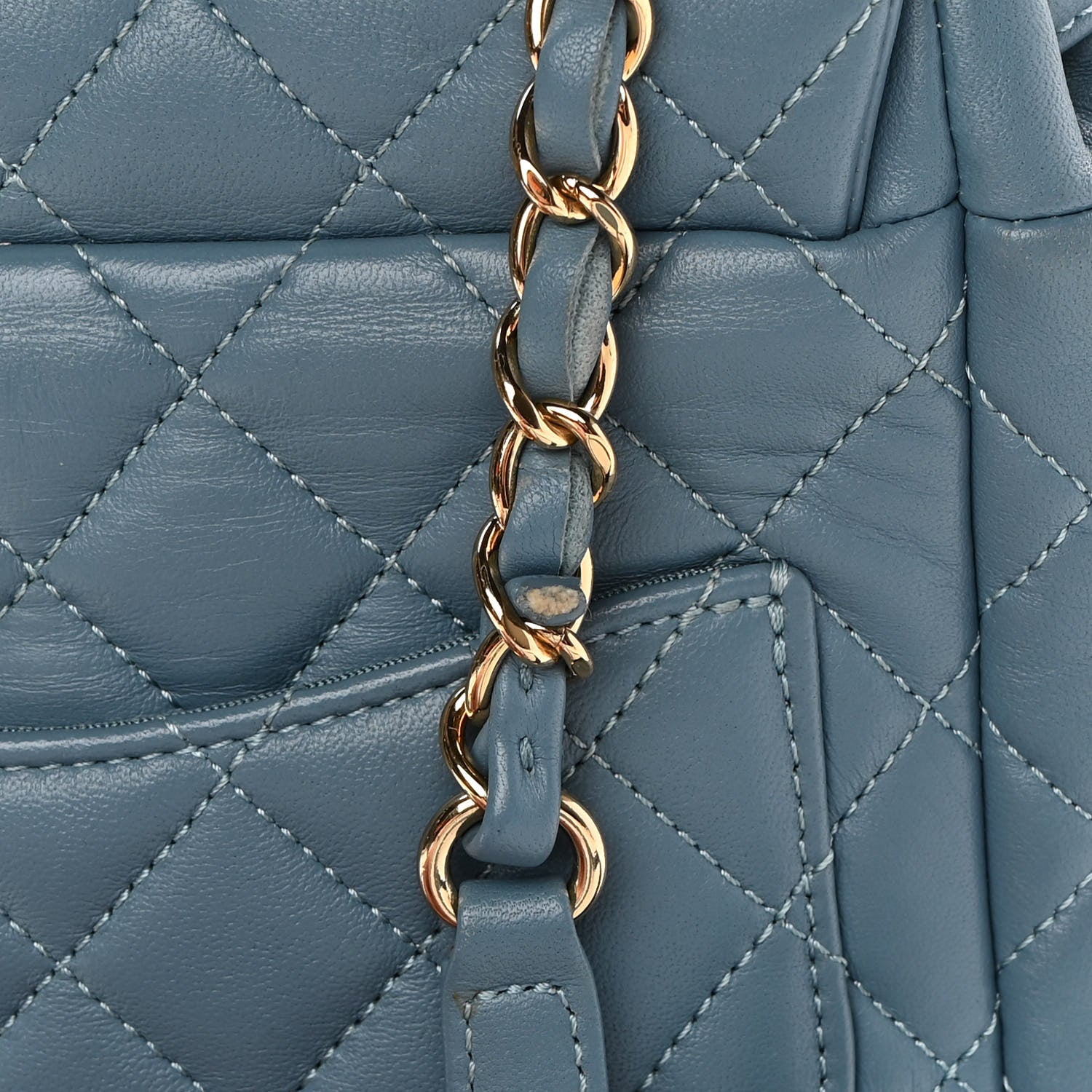 Chanel Lambskin Quilted Mini Urban Spirit Backpack Light Blue 12 of 13