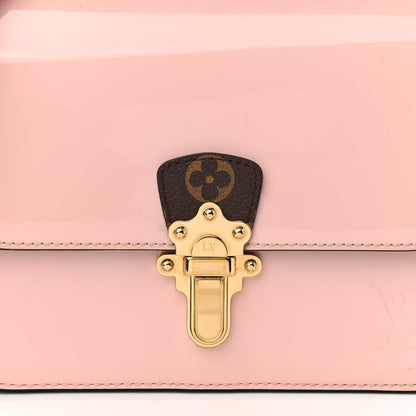 Louis Vuitton Patent Calfskin Monogram Cherrywood BB Rose Ballerine 7 of 12