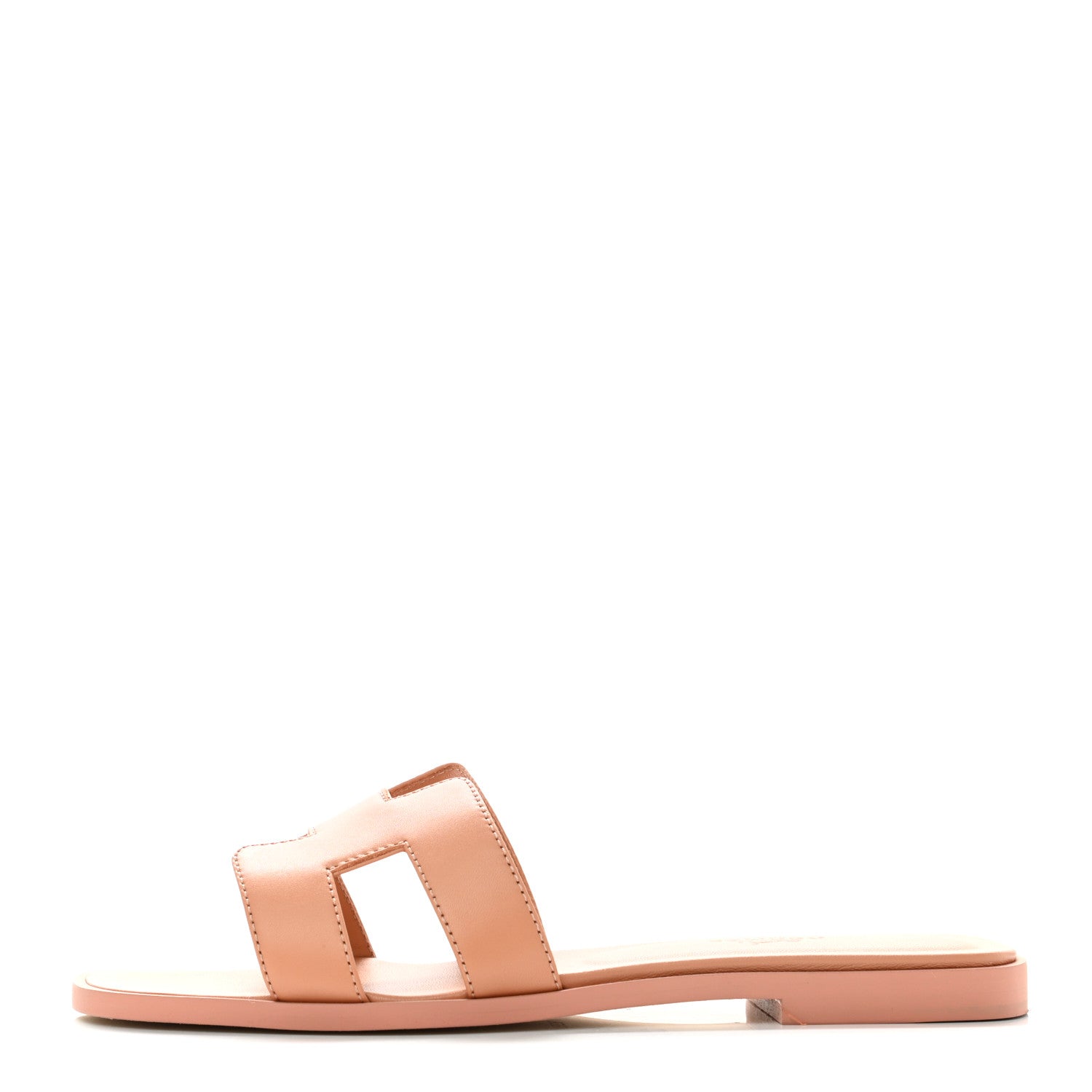 Hermes Calfskin Oran Sandals 36 Granit Rose 1 of 9