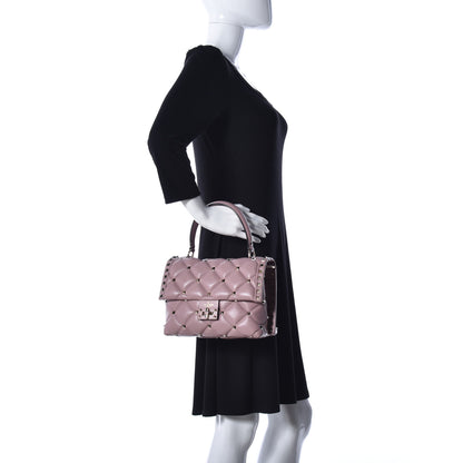 Valentino Garavani Nappa Medium Candystud Top Handle Bag Lipstick 3 of 10