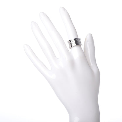 Bulgari 18K White Gold B.Zero1 Four-Band Ring 50 5.25 3 of 8