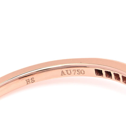 Tiffany 18K Rose Gold Diamond Infinity Ring 53 6.25 5 of 6