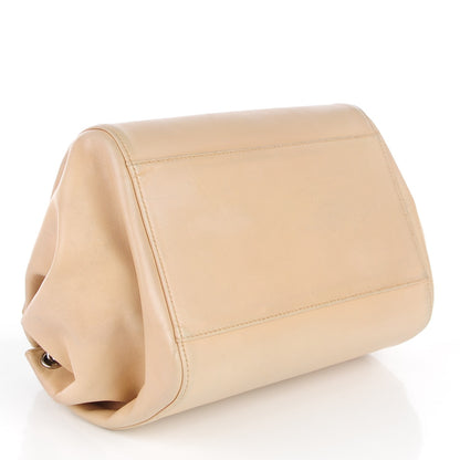 Chanel Lambskin Vertical Quilt Accordion Flap Beige 4 of 12