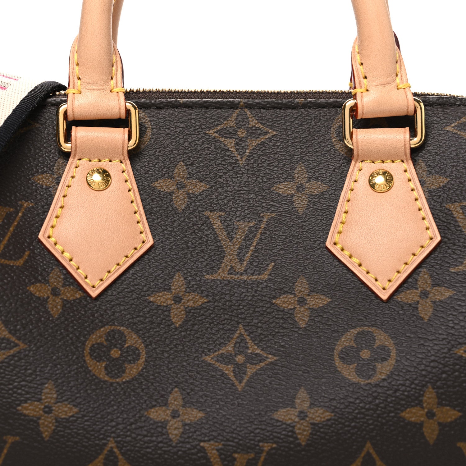 Louis Vuitton Monogram Speedy Bandouliere 20 Black 6 of 9