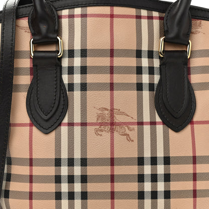 Burberry Haymarket Check Medium Tote Black 10 of 18