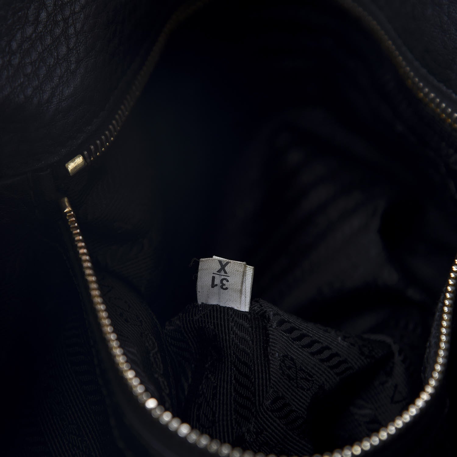 Prada Vitello Daino Shoulder Bag Black 12 of 13