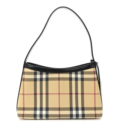 Burberry Vintage Check Shoulder Bag Black 1 of 10