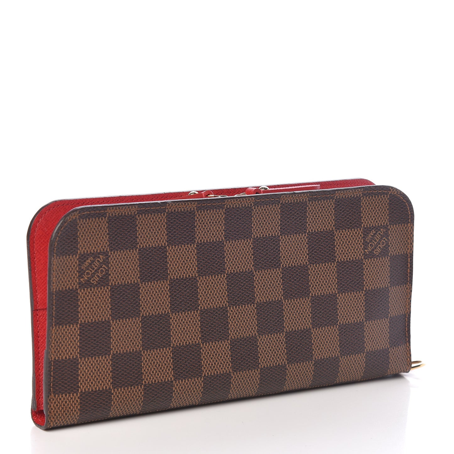 Damier Ebene Insolite Wallet Red