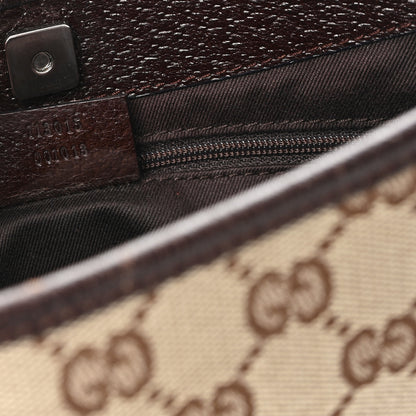 Gucci Monogram Shoulder Bag Dark Brown 7 of 10