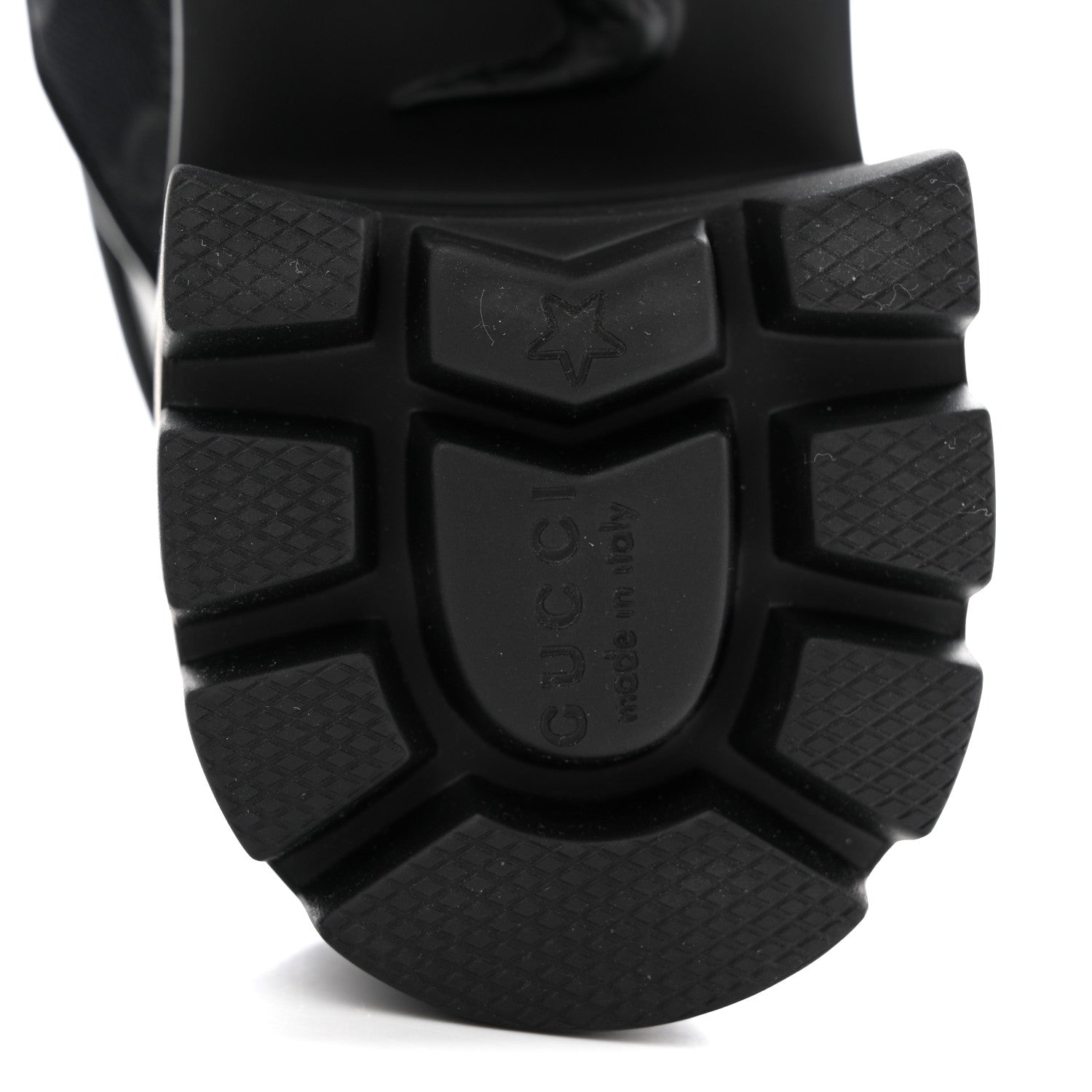 Gucci Monogram Granada Kid Trip 40/72mm Lug Sole Sandals 38 Black 8 of 9