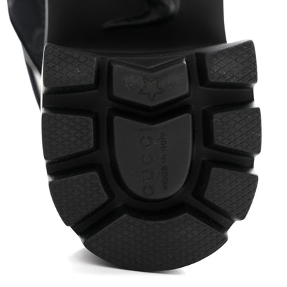 Gucci Monogram Granada Kid Trip 40/72mm Lug Sole Sandals 38 Black 8 of 9